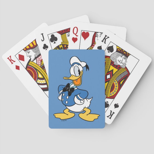 Donald Duck Smile Playing Cards (Back)