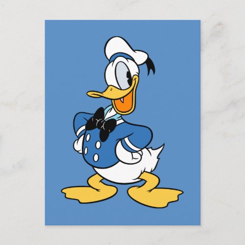 Donald Duck Smile Postcard