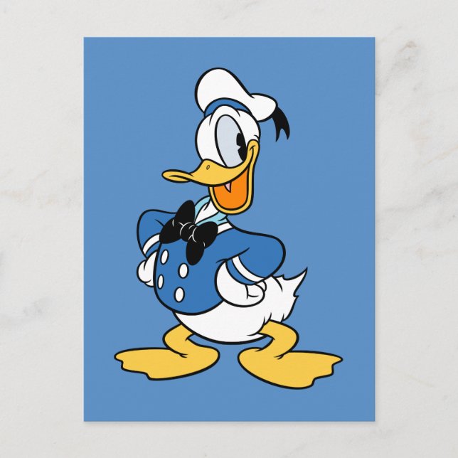 Donald Duck Smile Postcard (Front)