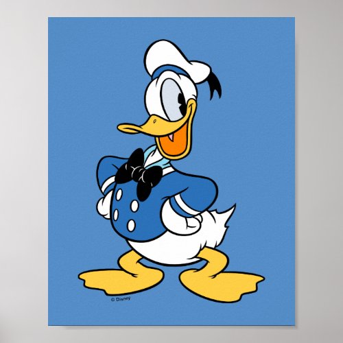 Donald Duck Smile Poster