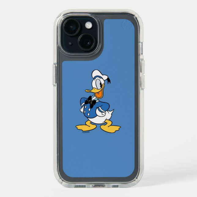 Donald Duck Smile Speck iPhone Case (Front (Black))