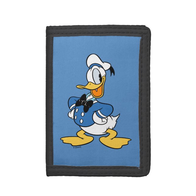 Donald Duck Smile Trifold Wallet (Front Vertical)