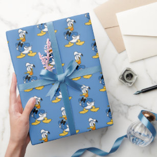 Donald Duck Smile Wrapping Paper