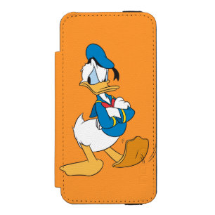 Donald Duck   Standing Arms Crossed iPhone SE/5/5s Wallet Case
