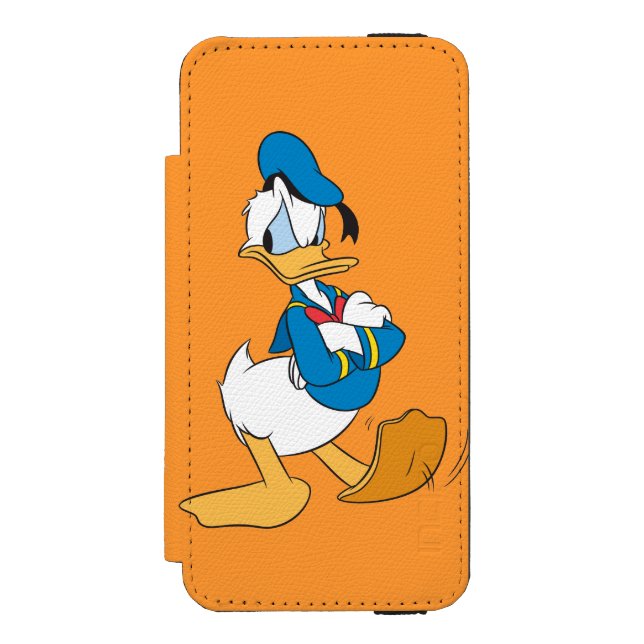 Donald Duck | Standing Arms Crossed Incipio iPhone Wallet Case (Folio Front)