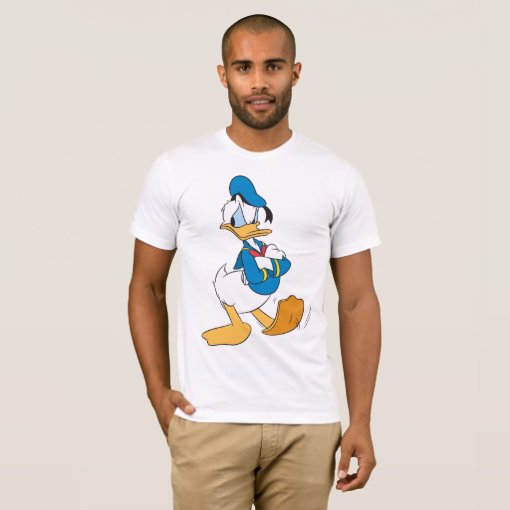 Donald Duck | Standing Arms Crossed T-Shirt | Zazzle