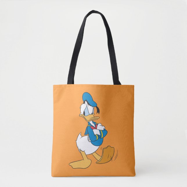 Donald Duck | Standing Arms Crossed Tote Bag (Front)