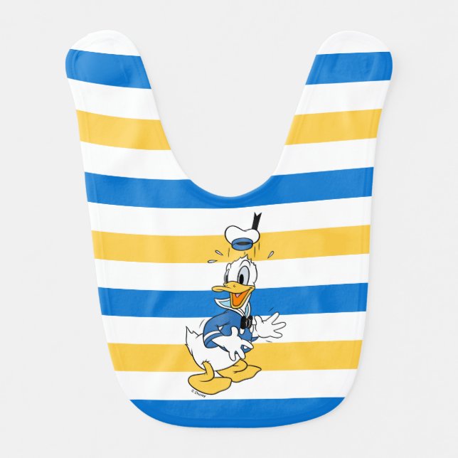 Donald Duck Surprise Baby Bib (Front)