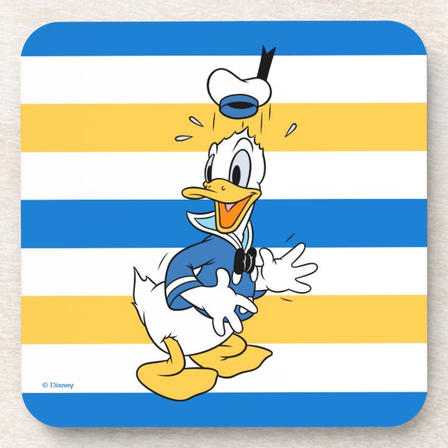 Donald Duck Surprise Beverage Coaster (Front)