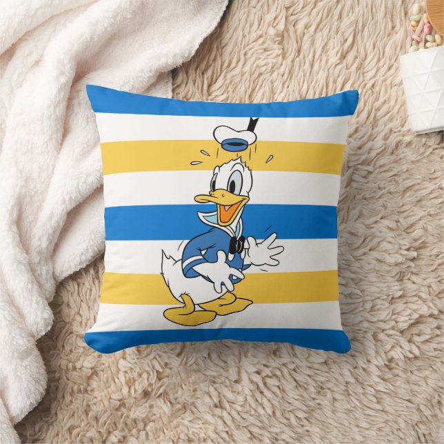 Donald Duck Surprise Throw Pillow (Blanket)