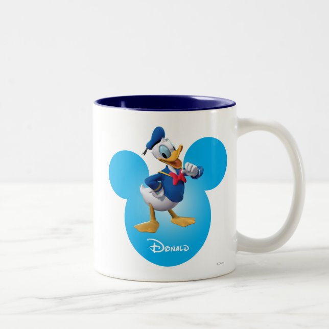 Donald Duck Two-Tone Coffee Mug (Right)