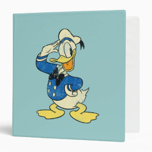 Donald Duck Vintage 3 Ring Binder
