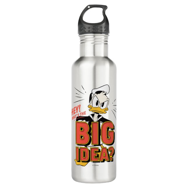 Donald Duck | What's The Big Idea? Stainless Steel Water Bottle (Front)