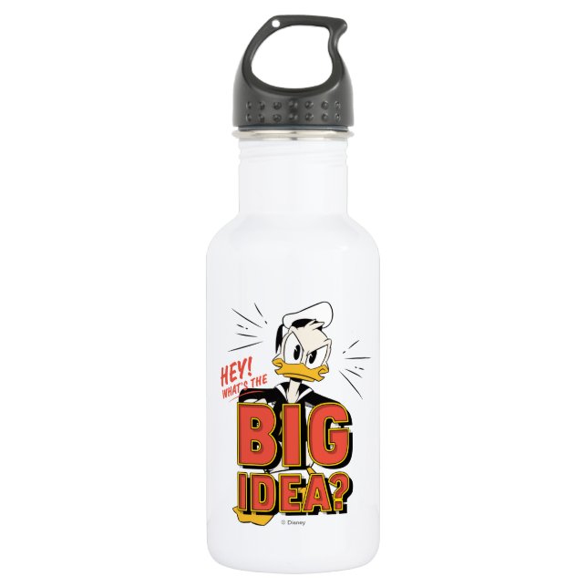 Donald Duck | What's The Big Idea? Stainless Steel Water Bottle (Front)