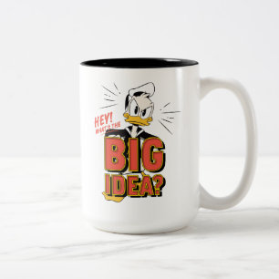 Donald Duck What's The Big Idea? Two-Tone Coffee Mug
