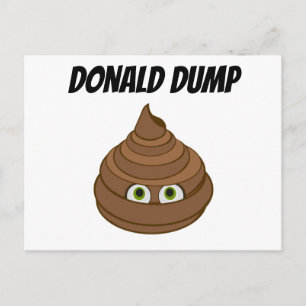 Donald Dump Postcard