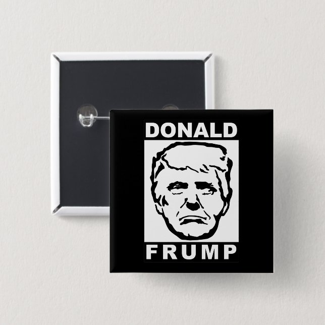 donald frump button (Front & Back)
