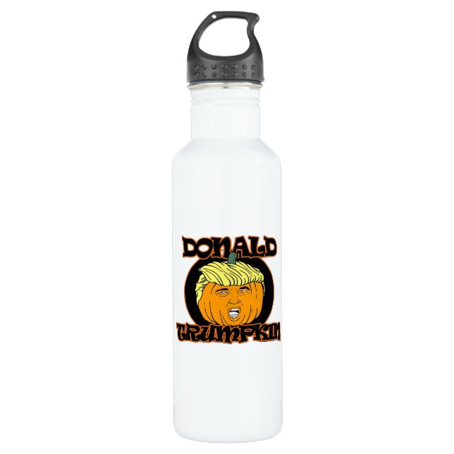 Donald  Halloween Costume Trumpkin Stainless Steel Water Bottle (Front)