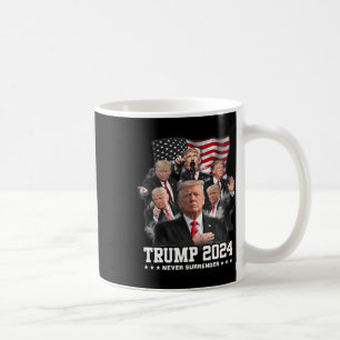 Donald J Trump 2024 Never Surrender 1  Coffee Mug
