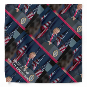 Donald J. Trump 45th President Keepsake Bandana