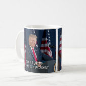 Donald J. Trump 45th President Keepsake Coffee Mug (Front Left)