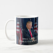 Donald J. Trump 45th President Keepsake Coffee Mug (Left)
