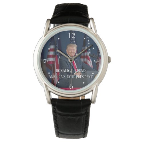 Donald J Trump 45th President Keepsake Watch