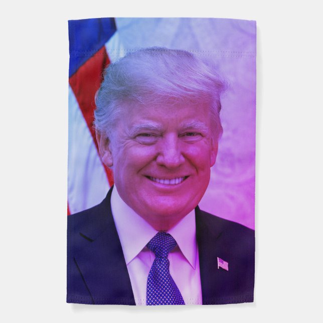 Donald J. Trump, 45th President of United States Garden Flag (Front)