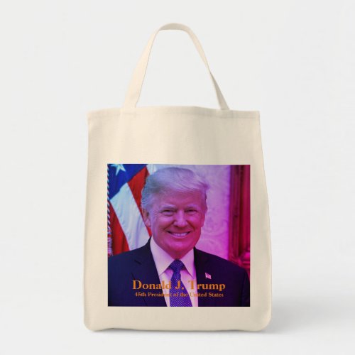 Donald J Trump _ 45th President of USA Tote Bag