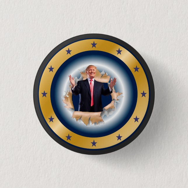 Donald J. Trump ~ Breaking Through ~ 11/3/2020 ~ Button (Front)