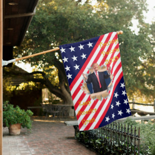 Donald J. Trump ~ Breaking Through ~ Flag ~