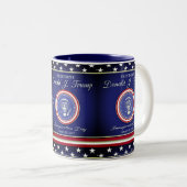 Donald J Trump Inauguration Two-Tone Coffee Mug (Front Right)