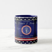Donald J Trump Inauguration Two-Tone Coffee Mug (Center)