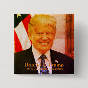 Donald J. Trump Make America Great Again Button