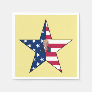 Donald J. Trump~ President~ US Flag ~Star ~ MAGA ~ Napkins