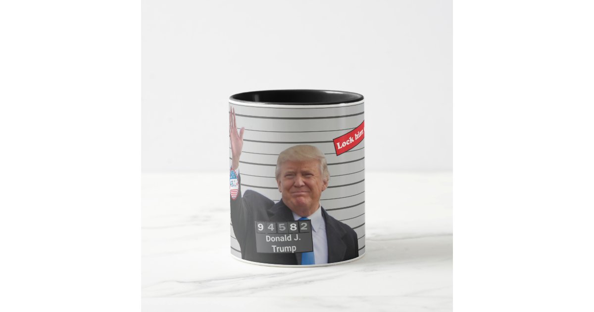 Trump Mug Shot Mug Funny Donald Trump Police Mugshot Photo - Temu