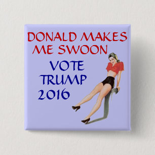 Donald makes me swoon button