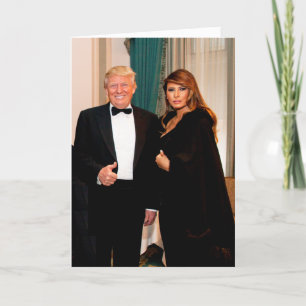 Donald & Melania Trump Card