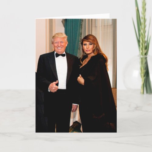Donald  Melania Trump Card