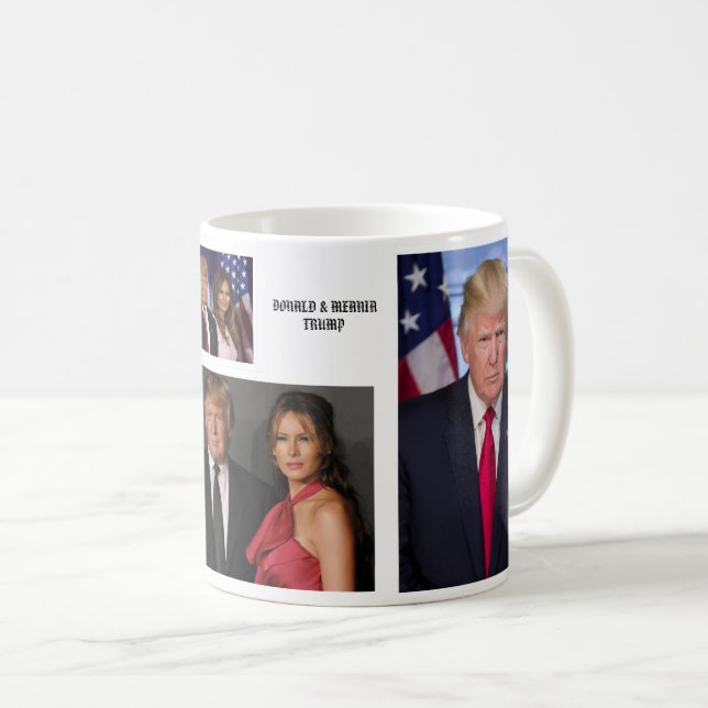 DONALD & MELANIA TRUMP- COFFEE MUG (Front Right)
