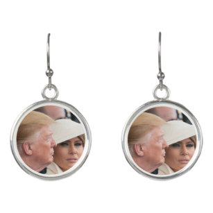 Donald & Melania Trump Earrings