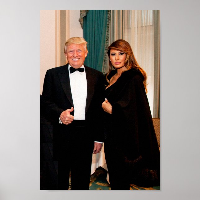 Donald & Melania Trump Poster (Front)