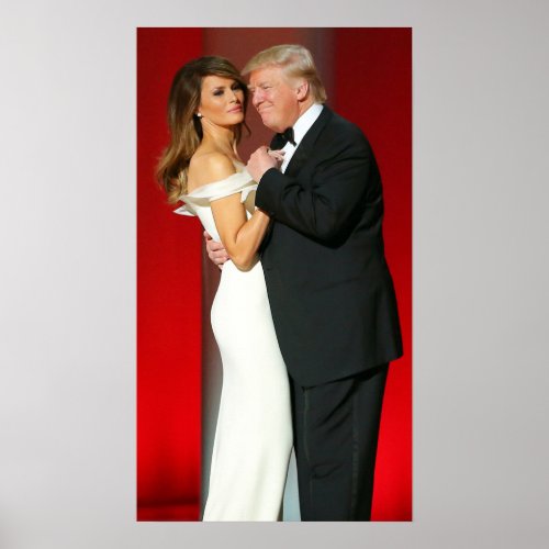 Donald  Melania Trump  The Liberty Ball Poster