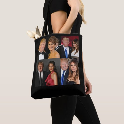 DONALD  MELANIA TRUMP TOTE BAG