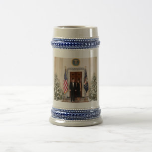 Donald & Melania Trump's Christmas White House Beer Stein