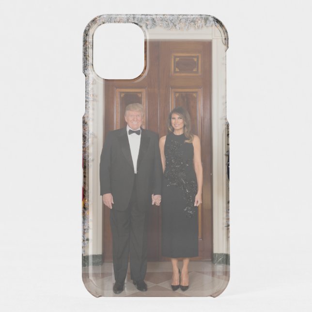 Donald & Melania Trump's Christmas White House Uncommon iPhone Case (Back)