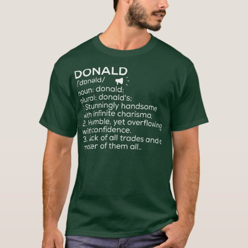 Donald Name Definition Donald Meaning Donald Name  T_Shirt