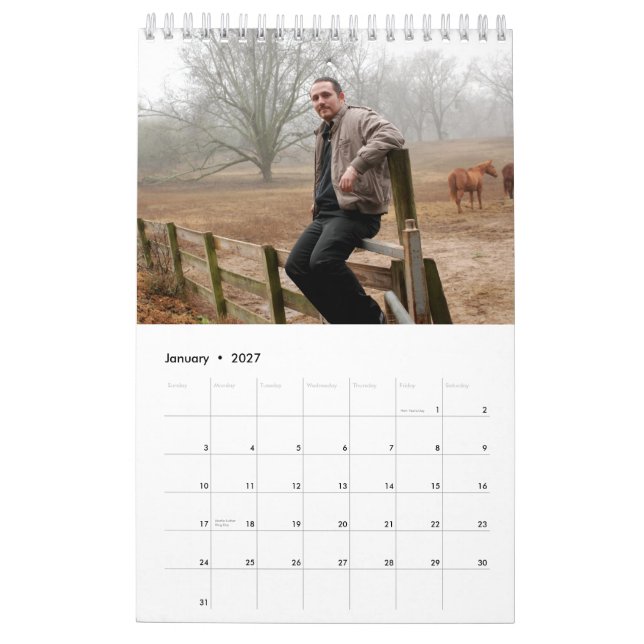 Donald Norris Jr Farm Calendar (Jan 2027)