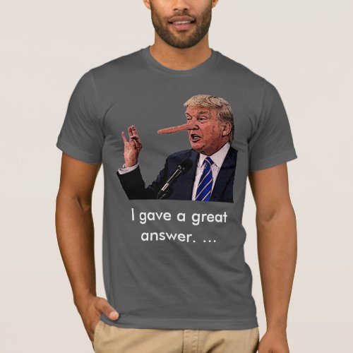 Donald pinocchio Trump T_Shirt