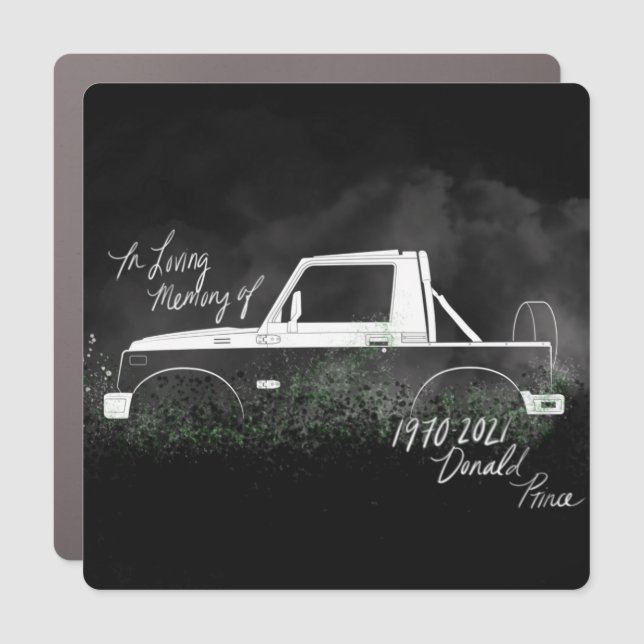 Donald Prince Loving Memory Car Magnent Magnet (Front)